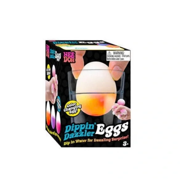 NeeDoh Dippin' Dazzler Eggs TikTok Viral!! Smooth Sunrise - Picture 6 of 7